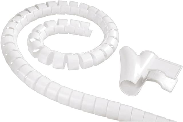 Detalle de Electraline 60629 Cavo Spirale 25 mm 1,8 m Bianco