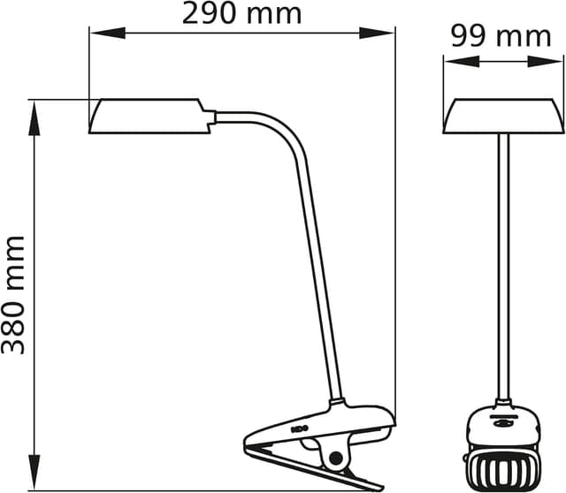 Thumbnail 2 de Philips Lighting Donutclip: Elegante lámpara de mesa