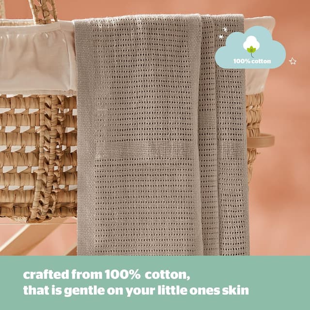 Detalle de Silentnight Safe Nights Baby Blanket 2 Pack