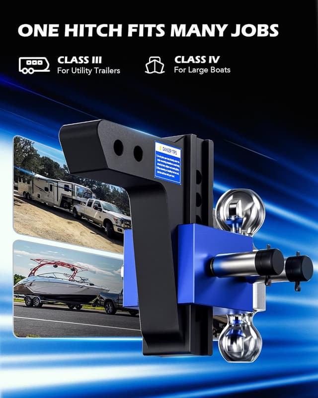 Thumbnail 2 de Orion Motor Tech Adjustable 6in Drop Hitch