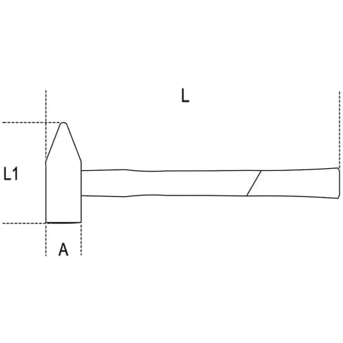 Thumbnail 4 de Beta 1370T 800 martillos de mecánico mango fibra