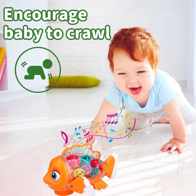 Detalle 2 de KJIXYUNG Miracland jouet poisson mécanique 3