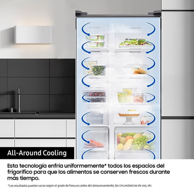 Thumbnail 4 de Samsung Bespoke AI 178 cm All‑Around Cooling 640 L ❄️