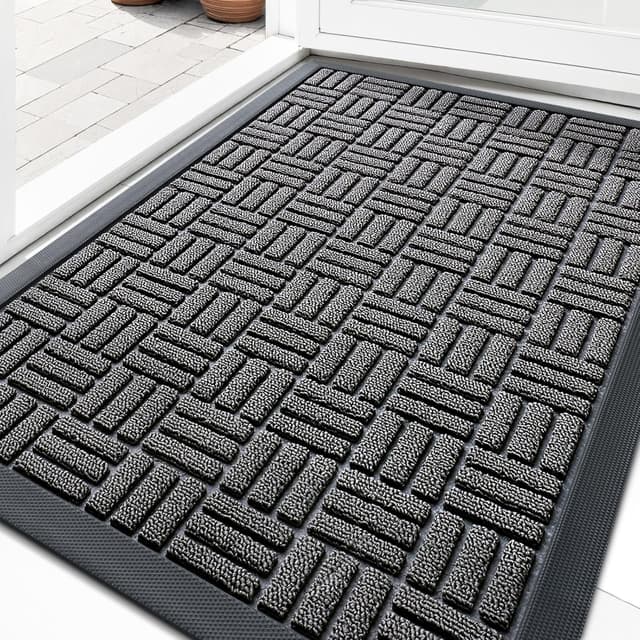 Detalle de OLANLY Front Door Mat 29.5x17 Absorbent Doormat