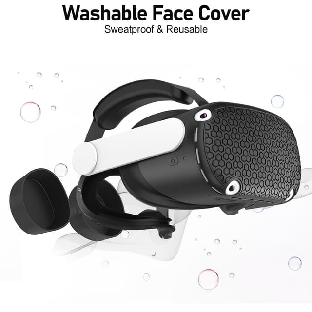 Thumbnail 6 de Oculus Quest 2 Accessories Face Cushion Cover for Quest 2 VR đź‘€? Wait.