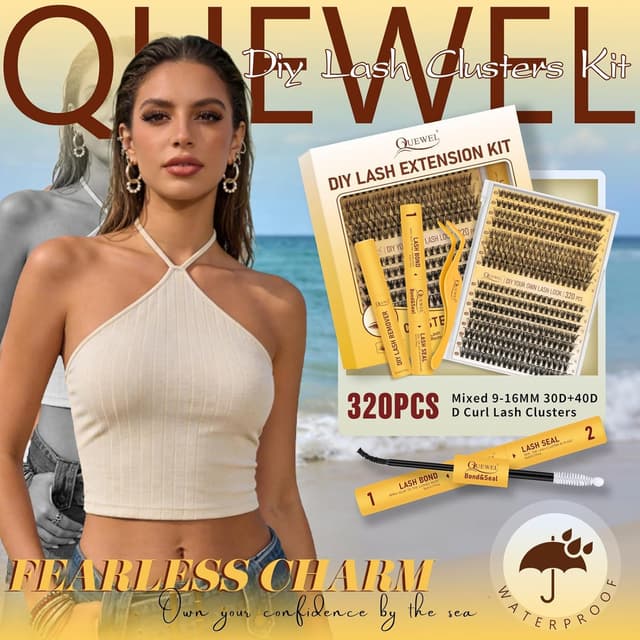 Thumbnail 3 de QUEWEL Lash Clusters Kit 320 Pcs