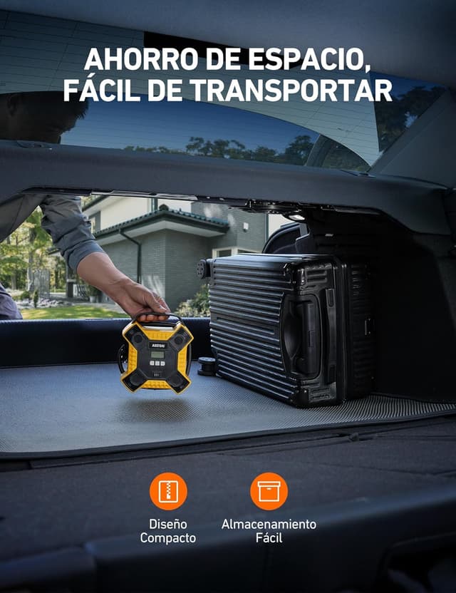 Thumbnail 3 de AstroAI Inflador Ruedas Coche 160 PSI
