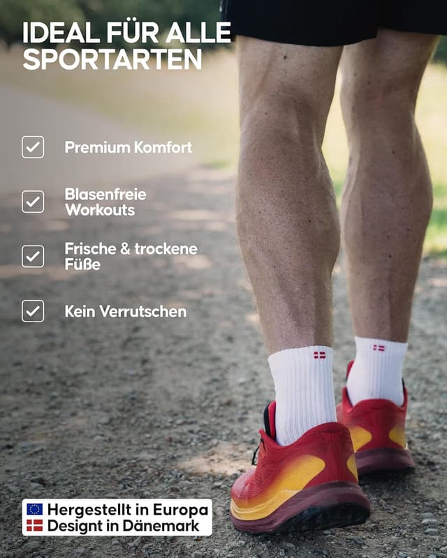 Thumbnail 2 de DANISH ENDURANCE Quarter Pro Sportsocken