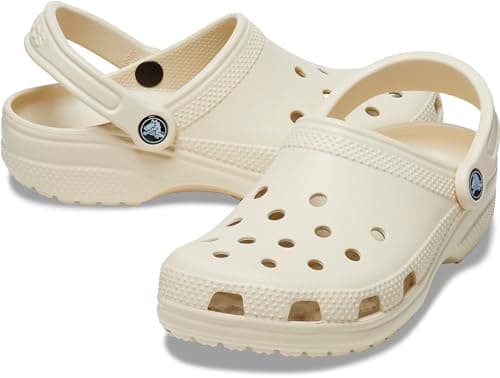 Thumbnail 4 de Crocs Classic Clogs 🐊 Unisex Zuecos Adulto Bone, 46/47 EU