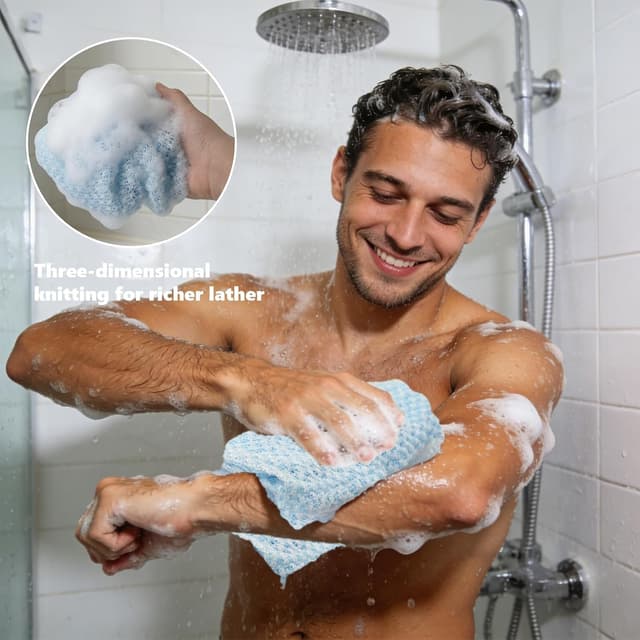 Detalle 2 de DALAETUS Japanese exfoliating towel 100 cm