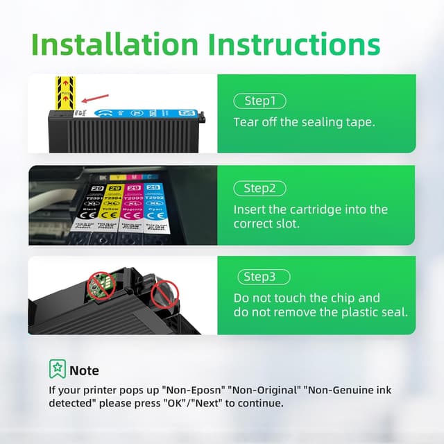 Thumbnail 5 de Epson 29XL 10-pack compatible ink cartridges for printers 🖨