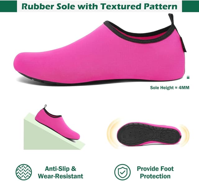 Detalle de SAGUARO Scarpe da Scoglio ad asciugatura rapida con 7 fori di drenaggio (rombi) Gr. 36-47