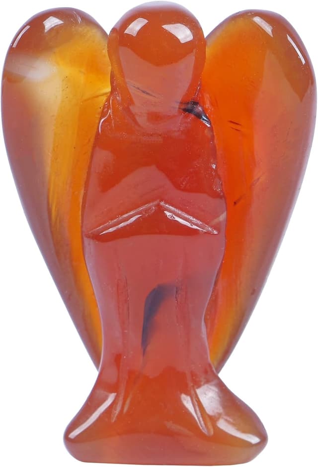 Thumbnail 4 de Lovionus89 Synthese Grünes Howlite-Türkis Wächter Engel 5CM