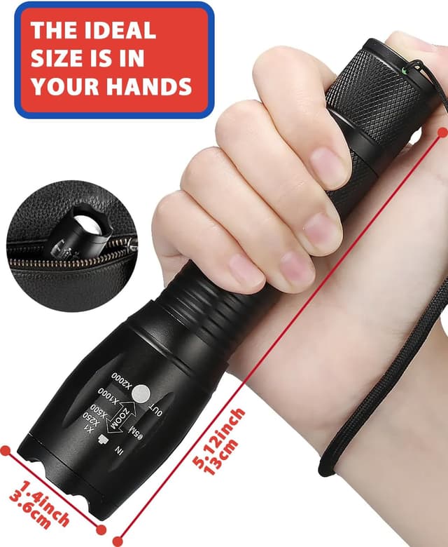 Detalle 2 de SIMILKY 3Pack Torches 1200 Lumen