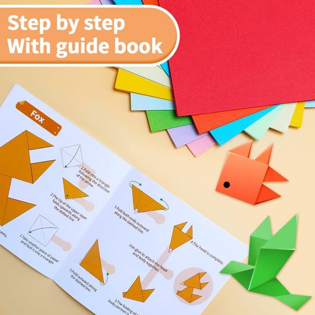 Thumbnail 2 de Origami paper kit 1000 sheets, 6x6 inch