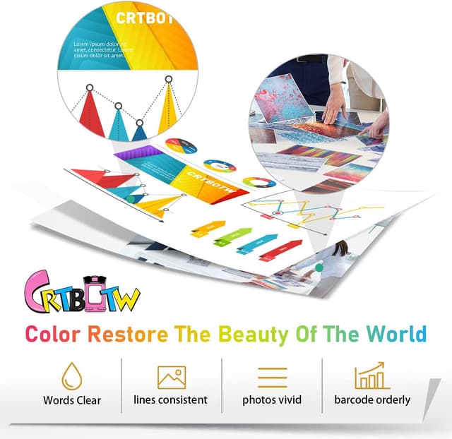 Thumbnail 6 de CRTBOTW 305XL cartuccia rigenerata per HP 305 nero e colore 🖨