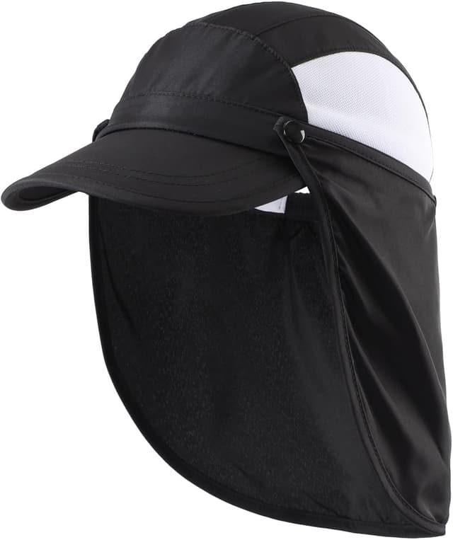 Detalle de Magracy Outdoor Kids Sun Protection Cap with Mesh, UPF50+ and Detachable Neck Flap