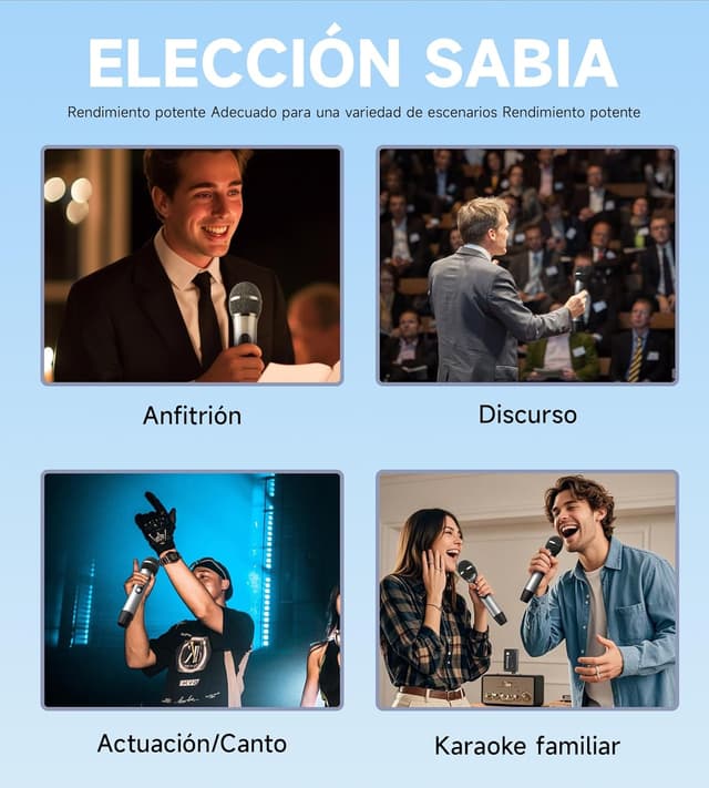 Thumbnail 6 de Kabelloses Mikrofon mit 1:1-Chip-Anschluss, ca. 40 Stunden Laufzeit und 6,35-/3,5-mm-Receiver-Gewandter Betrieb (Grau)