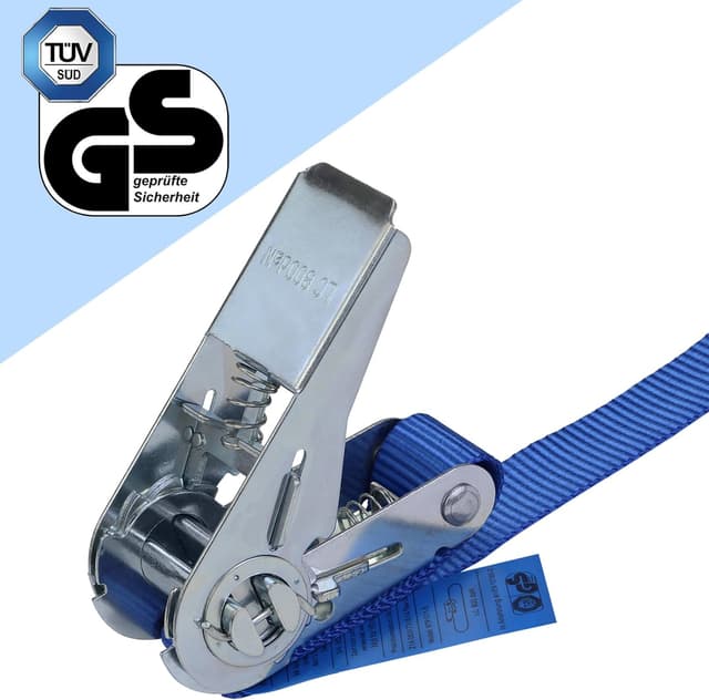 Detalle de Spannngurt mit Ratsche 4er Set 4 m