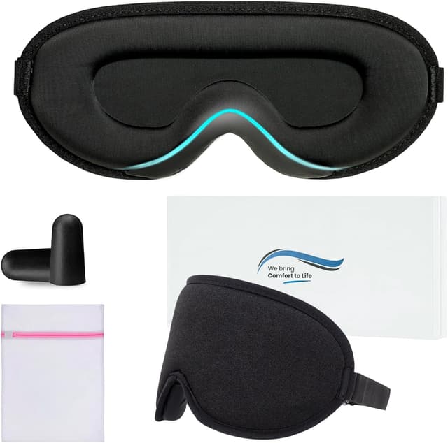 Detalle de 360 RELIEF Sleep Eye Mask 100% Blackout for Travel 😴