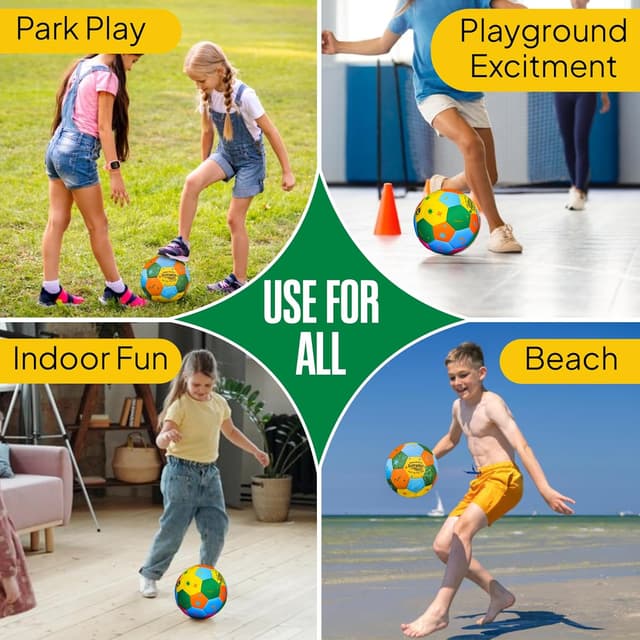 Thumbnail 4 de SAGA SPORTS SoftWhiz Safe Indoor Football Size 4