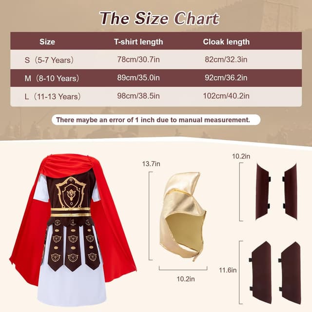 Thumbnail 4 de WIKITOT Roman Costume Kids