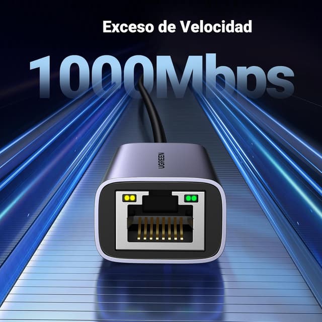 Thumbnail 1 de UGREEN Adaptador USB C a Ethernet 1000Mbps ⚙