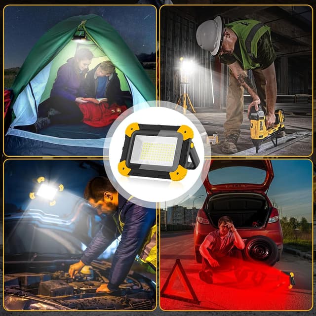 Detalle de NATPOW Portable LED work light 40W 2 pack