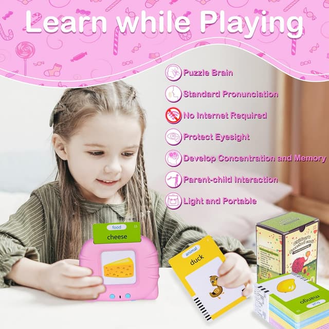 Detalle de Talking Flash Cards 224-Word Reading Machine
