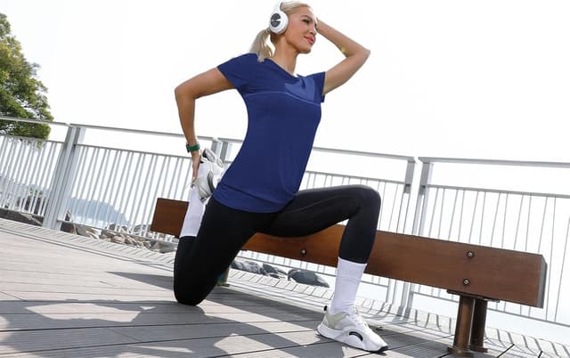 Thumbnail 3 de iClosam Women's Tunic T-Shirt Gym Top