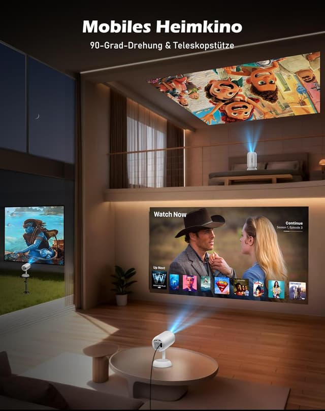 Detalle 2 de VGKE Mini Beamer 16000 Lumen đź“˝