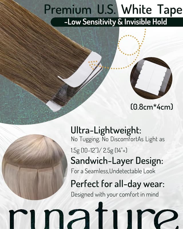 Detalle de RUNATURE Extension Biadesive 45 cm 20 pz #3/8/22