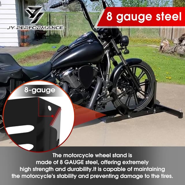 Thumbnail 3 de JY PERFORMANCE Motorcycle Wheel Chock 1800 lb