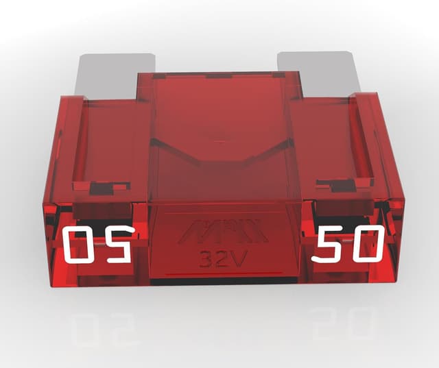 Detalle de AUPROTEC Fusibile Maxi 50A rosso (lamellare) fino a 32 V/DC, 1 pezzo