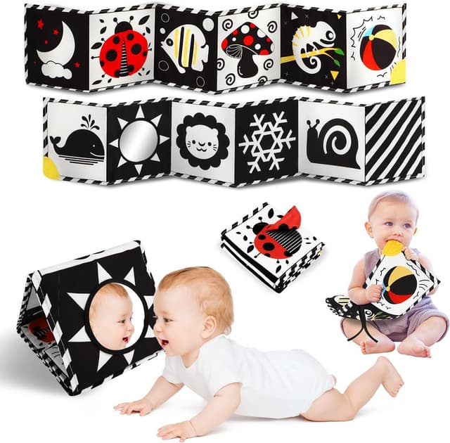 Detalle de High Contrast Baby Book 0-6 Months 👶