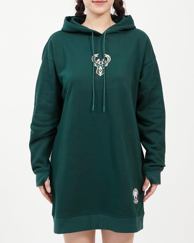 Detalle 2 de Nike Womens NBA Classic Chenille Hoodie Dress 🏆