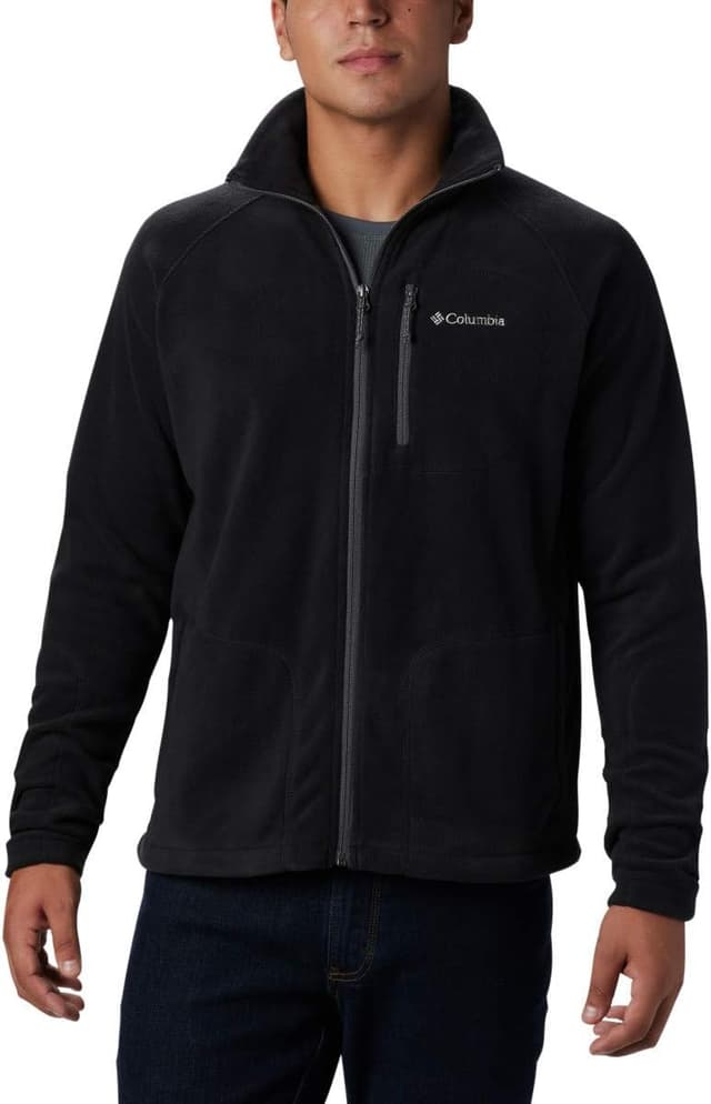 Detalle de Columbia Fast Trek II Fleece-Reißverschlussjacke für Herren (Full Zip) aus 100% Polyester-Mikrofleece