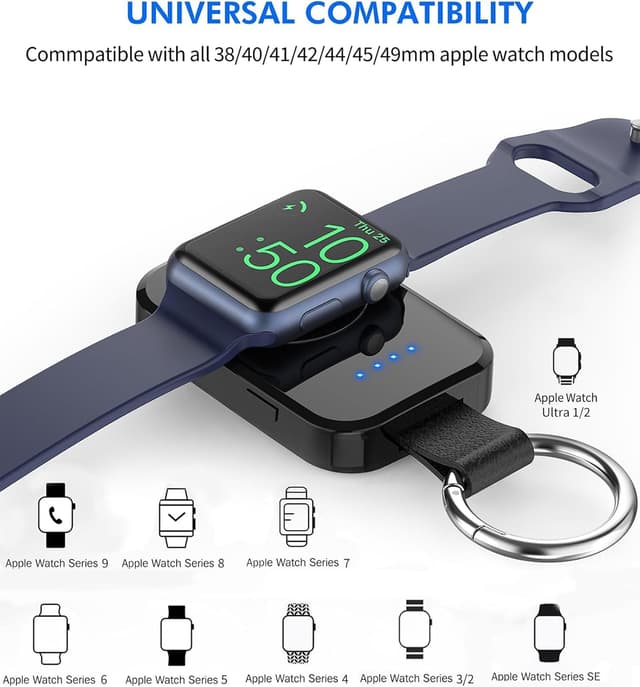 Detalle de i.VALUX 1000mAh iWatch Magnetic Power Bank for Apple Watch