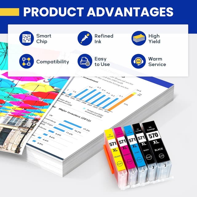 Detalle 2 de SMARTOMI 570 571 20-Pack ink cartridges