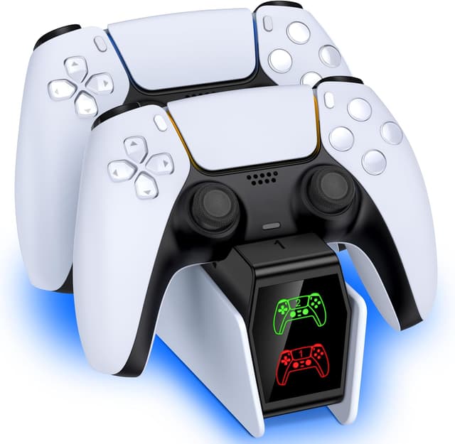 Detalle de HELLCOOL Chargeur manettes PS5 2H