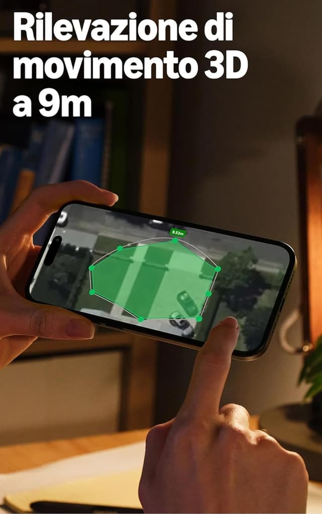 Detalle de Ring Videocamera esterna Pro Plug-In (Outdoor Camera Pro, ultimo modello) – Retinal 4K e zoom 10x, confezione da 2