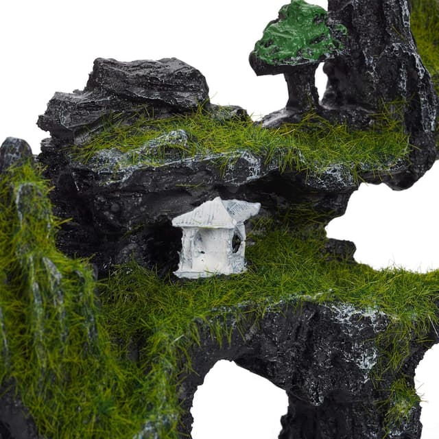 Thumbnail 6 de Relaxdays Rocher déco d’Aquarium à l’aspect naturel (cachette japonaise), 17 x 23,5 cm