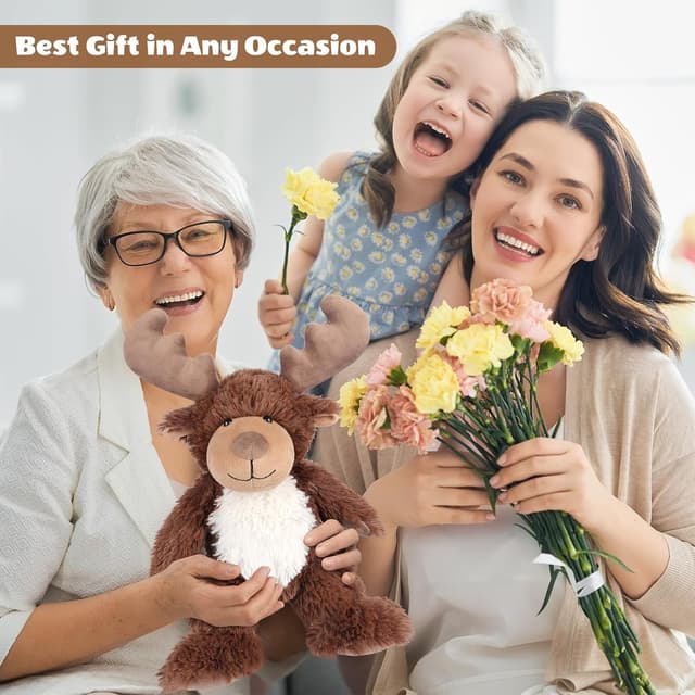 Thumbnail 4 de SuzziPals Heatable Moose Plush 1 Pack