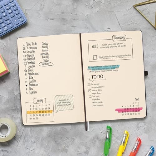 Detalle de Finocam Cuaderno Nexo A5 Dotted 72 hojas 📒
