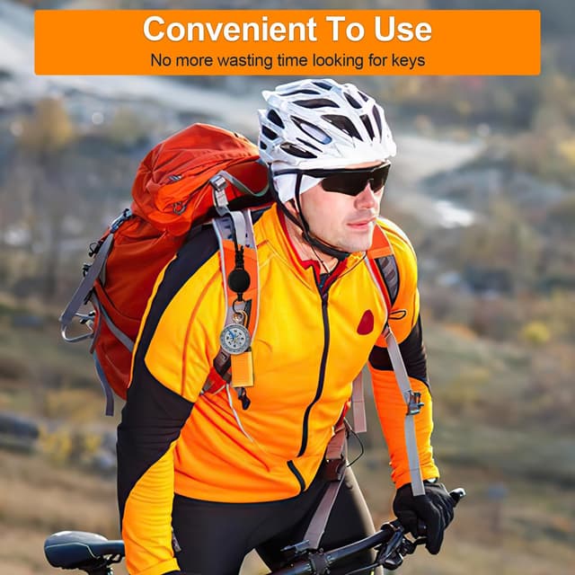 Detalle 2 de Schlüsselanhänger Ausziehbar 3er-Set 60 cm JoJo 🧷