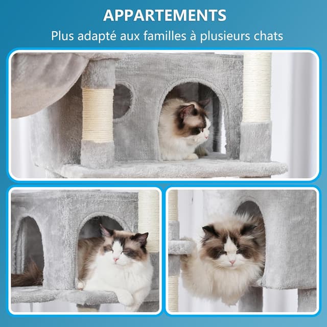 Thumbnail 5 de Hey-brother Árbol para Gatos XXL 188 cm