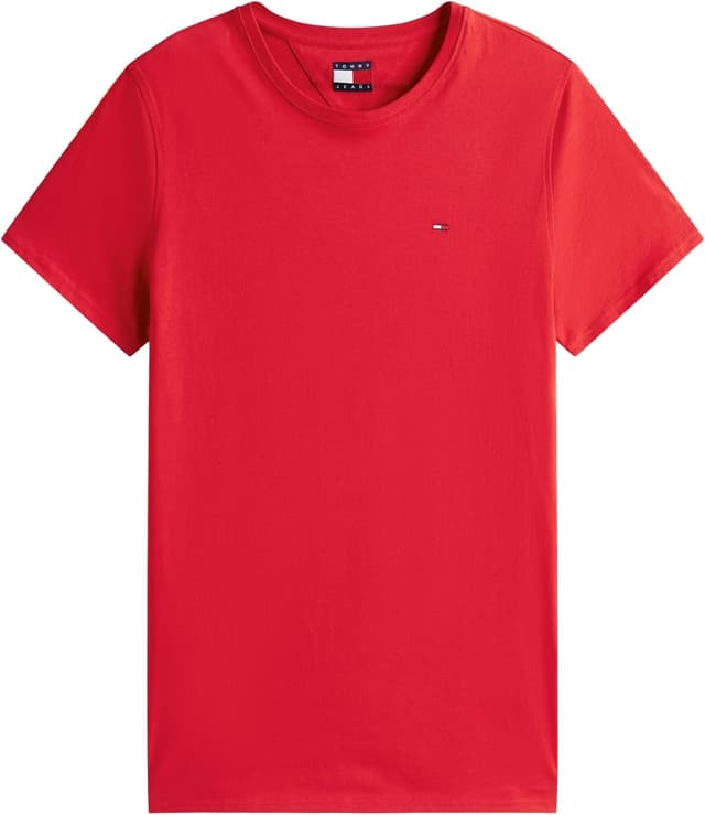 Thumbnail 3 de Tommy Jeans Camiseta Slim Fit Manga Corta ❤️ Rose Red XS