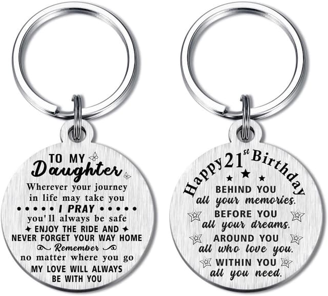 Detalle de 21st Birthday keychain gift 2005 stainless steel