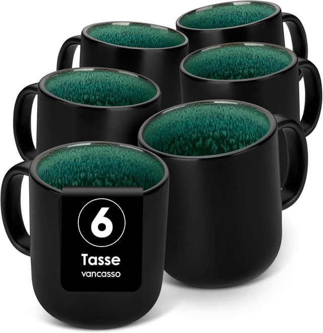 Imagen de vancasso Set de 6 Tazas de Gres 480ml en OfertitasTOP