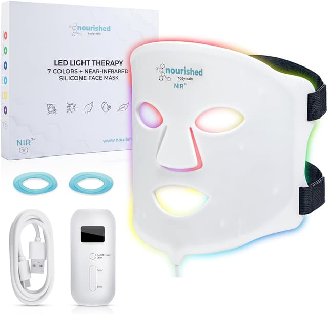 Imagen de Nourished Bodynskin Maschera LED Viso 7 Colori 114 LED en OfertitasTOP